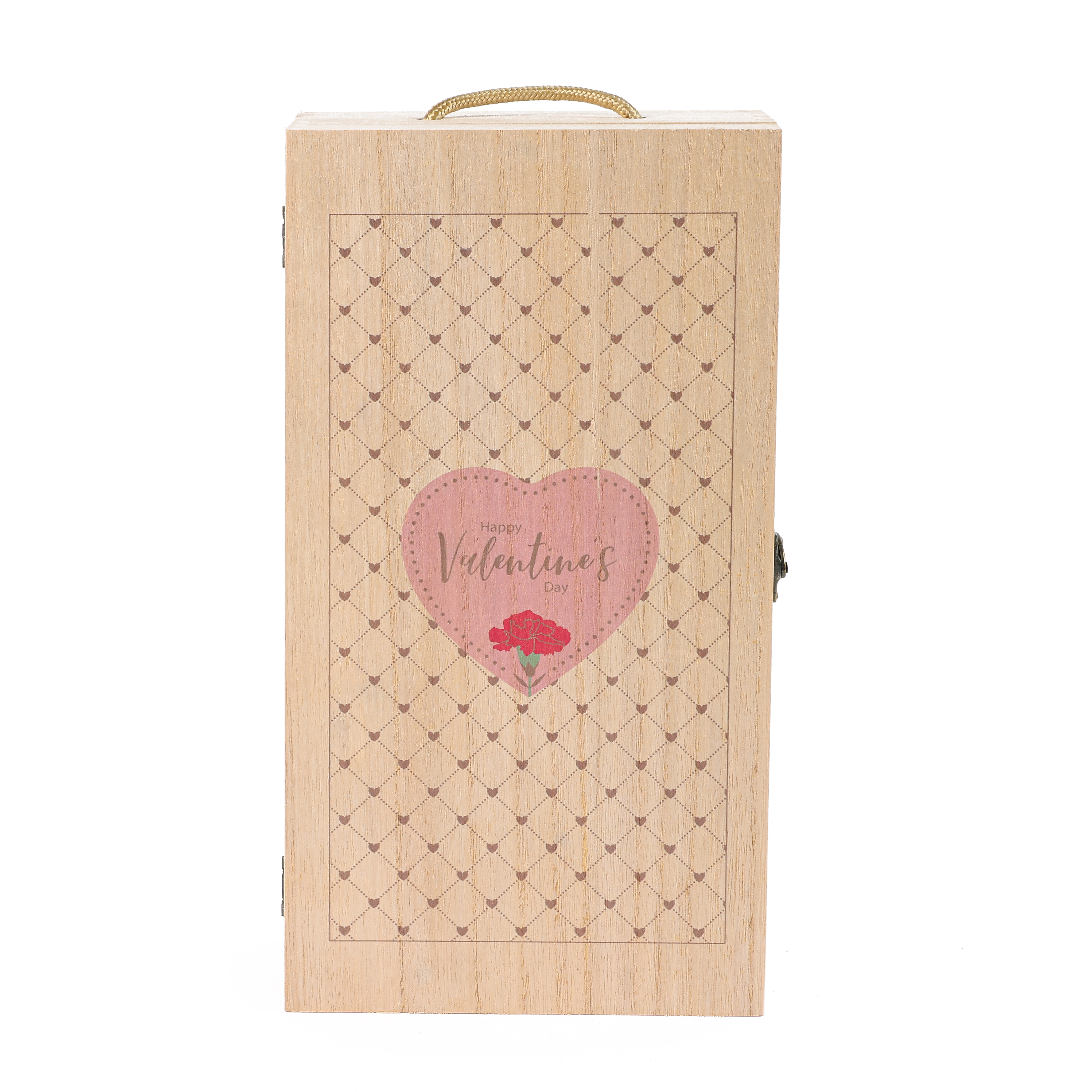 Valentine's Day Love Wooden Wine Box VALG0030